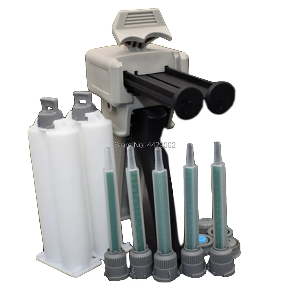 50ml 1:1 Caulking Gun Dispensing Applicator + 5pcs Static Mixing Epoxy Nozzles + 2pcs 50ml 1:1 Epoxy Adhesive Cartridges Tube
50ml 1:1 Caulking Gun Dispensing Applicator + 5pcs Static Mixing Epoxy Nozzles + 2pcs 50ml 1:1 Epoxy Adhesive Cartridges Tube