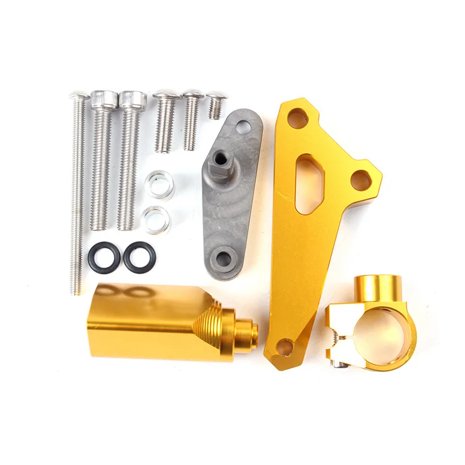 CNC Aluminum Steering Damper Stabilizer Bracket Mount Kit For BMW S1000RR 2014-2015
CNC Aluminum Steering Damper Stabilizer Bracket Mount Kit For BMW S1000RR 2014-2015
