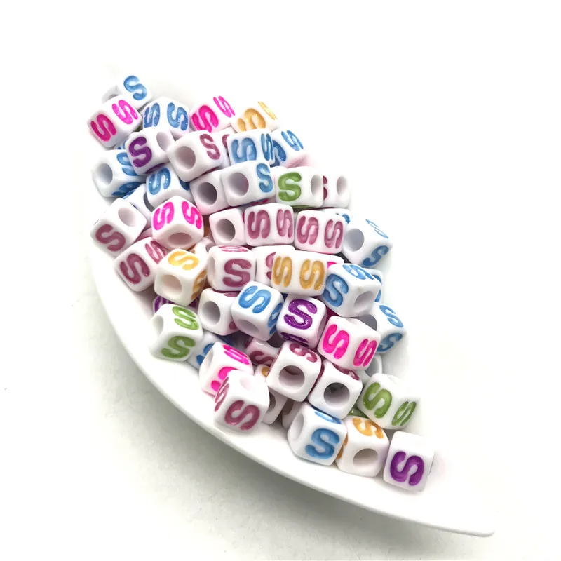 50pcs 7x7mm Square Shape Alphabet 26 Letter Beads Charms Bracelet Necklace For Jewelry Making Bead Accessories #SSS
50pcs 7x7mm Square Shape Alphabet 26 Letter Beads Charms Bracelet Necklace For Jewelry Making Bead Accessories #SSS