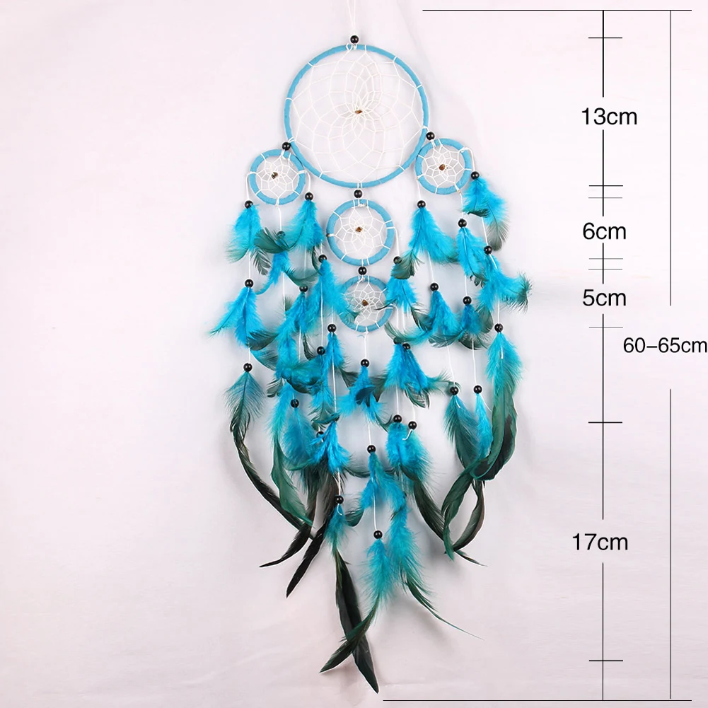 Blue Dream Catcher Hanging Decoration Feathers Indian Dreamcatcher Wall Hanging Car Decor Craft Mascot Ornament Craft Gift
Blue Dream Catcher Hanging Decoration Feathers Indian Dreamcatcher Wall Hanging Car Decor Craft Mascot Ornament Craft Gift
