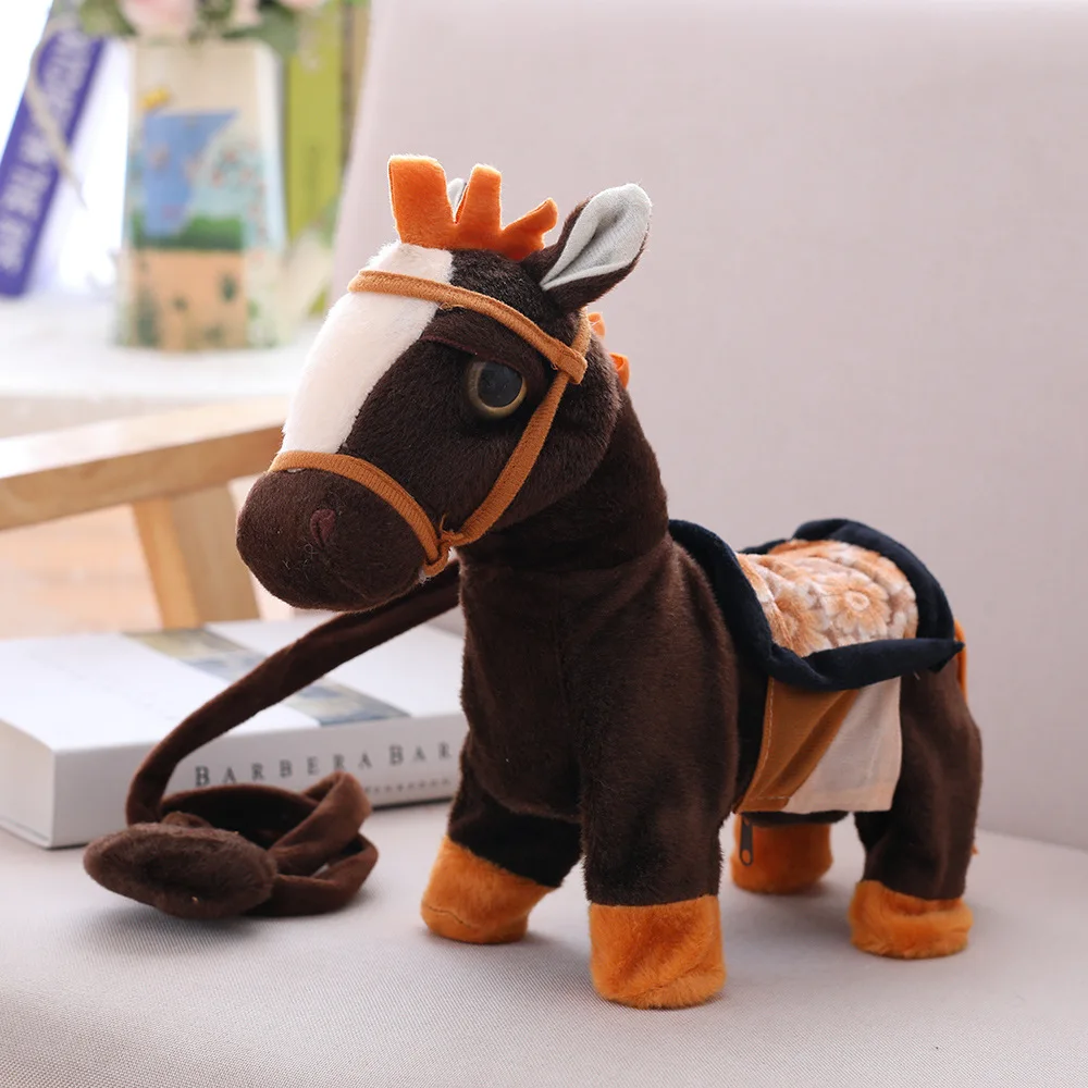 1pc Singing and Walking Horse Electronic plush Robot Horses New Christmas Gift Electronic plush toys for Kids birthday gifts
1pc Singing and Walking Horse Electronic plush Robot Horses New Christmas Gift Electronic plush toys for Kids birthday gifts