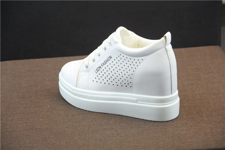Women Sneakers Fashion Women Height Increasing Breathable Lace-Up Wedges Sneakers Platform Shoes PU Woman Casual Shoes
Women Sneakers Fashion Women Height Increasing Breathable Lace-Up Wedges Sneakers Platform Shoes PU Woman Casual Shoes
