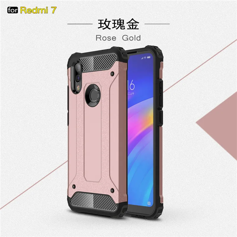 Phone Case For Xiaomi Redmi 7 Cover Anti-knock Soft Silicone + Hard Plastic Case For Xiaomi Redmi 7 Shockproof Funda For Redmi 7
Phone Case For Xiaomi Redmi 7 Cover Anti-knock Soft Silicone + Hard Plastic Case For Xiaomi Redmi 7 Shockproof Funda For Redmi 7