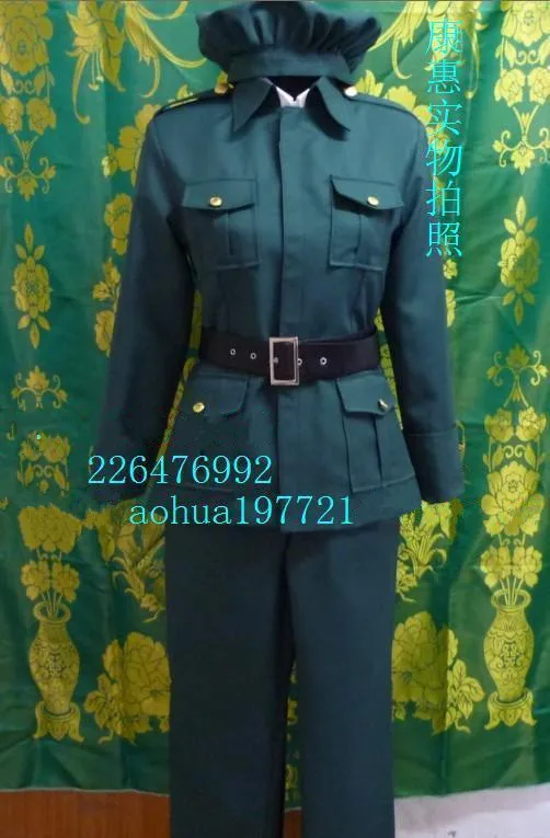 Косплей Костюм хаталии из «Axis Powers», зеленая армейская Униформа на заказ, Турция
Косплей Костюм хаталии из «Axis Powers», зеленая армейская Униформа на заказ, Турция