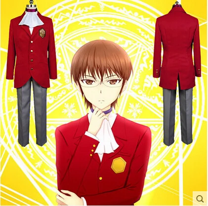 New Kami Nomi zo Shiru Sekai Cosplay Keima Katsuragi Halloween Man Everyday Clothing School Uniform (Top+Shirt+Pants+Neck orname
New Kami Nomi zo Shiru Sekai Cosplay Keima Katsuragi Halloween Man Everyday Clothing School Uniform (Top+Shirt+Pants+Neck orname