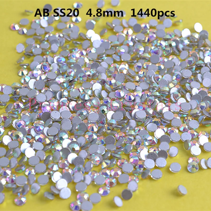 1440pcs/bag Crystal ab ss20 Non Hotfix Flatback Nail Crystal Rhinestone for Nails Phones
1440pcs/bag Crystal ab ss20 Non Hotfix Flatback Nail Crystal Rhinestone for Nails Phones