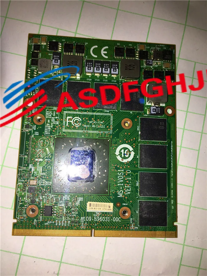 Оригинальный Для MSI Gx640 GX740 MS 1727 Графика карты Ms 1v0u1 Radeon HD 5850 1 ГБ GPU 109 B96031 00C