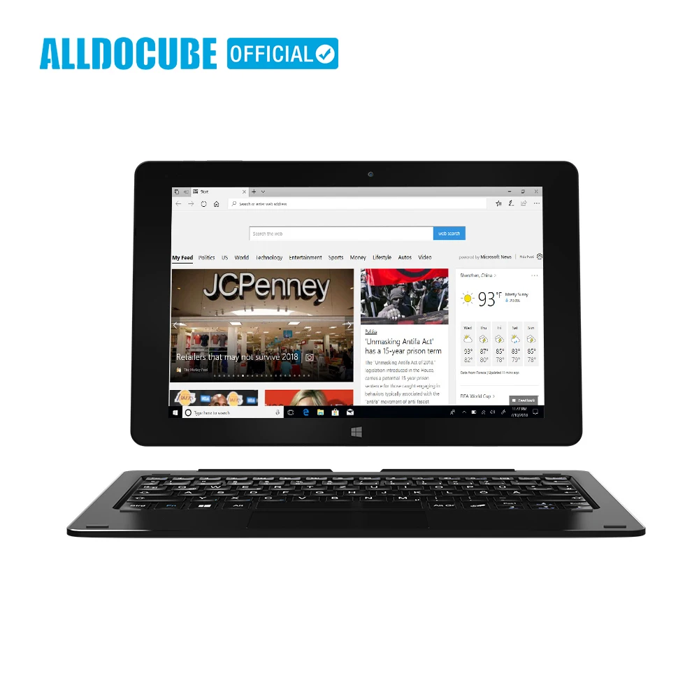 

ALLDOCUBE iwork10 Pro планшет с 10,1-дюймовым дисплеем, процессором Intel Atom, ОЗУ 4 Гб, ПЗУ 64 ГБ, Windows 10 + Android 10,1