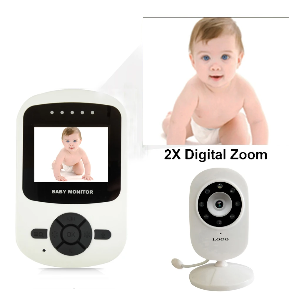

New Arrival Wireless 2.4GHz Baby Monitor kits,2.4"Screen HD Camera Night Vision