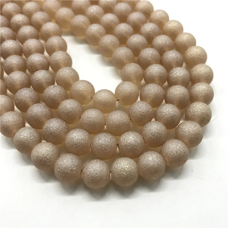 6/8/10mm high quality frosted glass beads, round beads DIY jewelry makeing bracelet necklace #19
6/8/10mm high quality frosted glass beads, round beads DIY jewelry makeing bracelet necklace #19