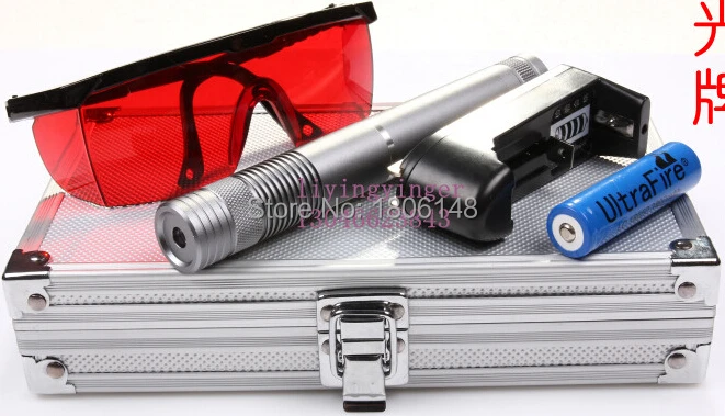 High power Military Blue laser pointer 500000m 500w 450nm Flashlight Light Burning Match/dry wood/black/Burn cigarettes+Glasses
High power Military Blue laser pointer 500000m 500w 450nm Flashlight Light Burning Match/dry wood/black/Burn cigarettes+Glasses