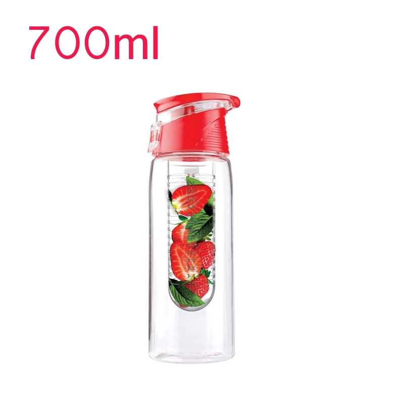 Eco-friendly Tritan BPA Free 20pcs/lot Plastic Water Bottle lemon Juice maker Bottles with Handle 700ml Infuser fruit Printing
Eco-friendly Tritan BPA Free 20pcs/lot Plastic Water Bottle lemon Juice maker Bottles with Handle 700ml Infuser fruit Printing