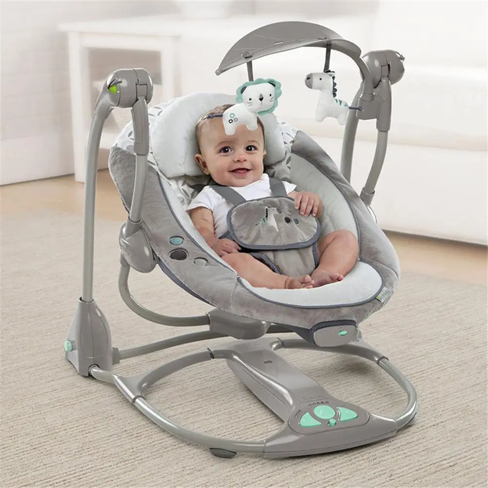Детская многофункциональная музыкальная электрическая качалка Kidlove кресло