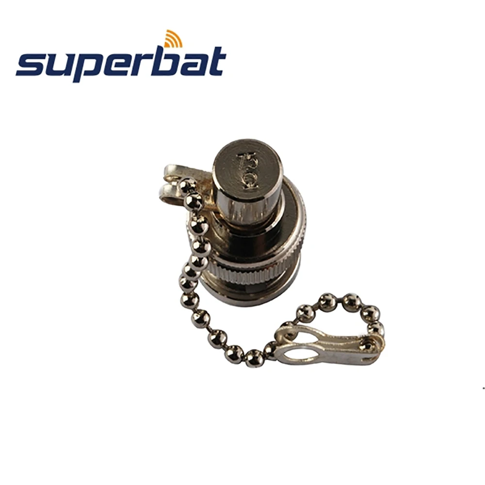 

Superbat Audio&Video BNC Male Straight Connector Resistor RF Coaxial Termination Impedance 75 Ohm with Clain