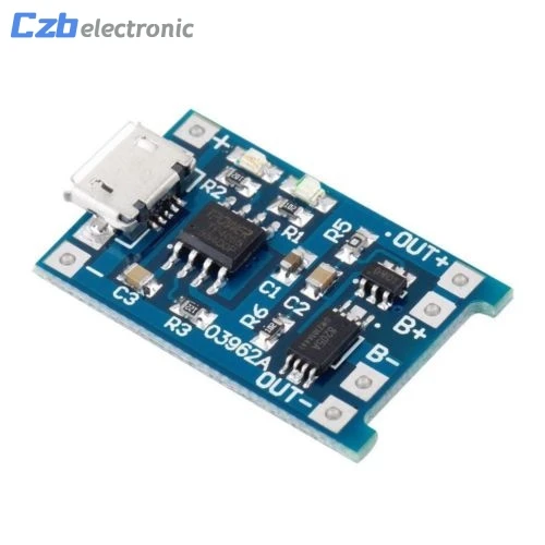1PCS 5V 1A Micro USB 18650 Lithium Battery Charging Board Charger Module+Protection Dual Functions TP4056
1PCS 5V 1A Micro USB 18650 Lithium Battery Charging Board Charger Module+Protection Dual Functions TP4056