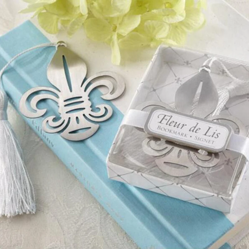 100PCS Fleur De Lis Bookmarks Recuerdos Para Bautizo First Communion Baby Shower Souvenirs Wedding Favors and Gifts For Guest
100PCS Fleur De Lis Bookmarks Recuerdos Para Bautizo First Communion Baby Shower Souvenirs Wedding Favors and Gifts For Guest