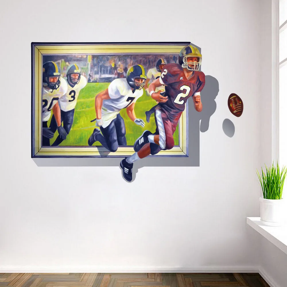 3D Football Windows Removable Wall Sticker/Decal Home/Rome Decoration Hot Sale Decor 8010
3D Football Windows Removable Wall Sticker/Decal Home/Rome Decoration Hot Sale Decor 8010