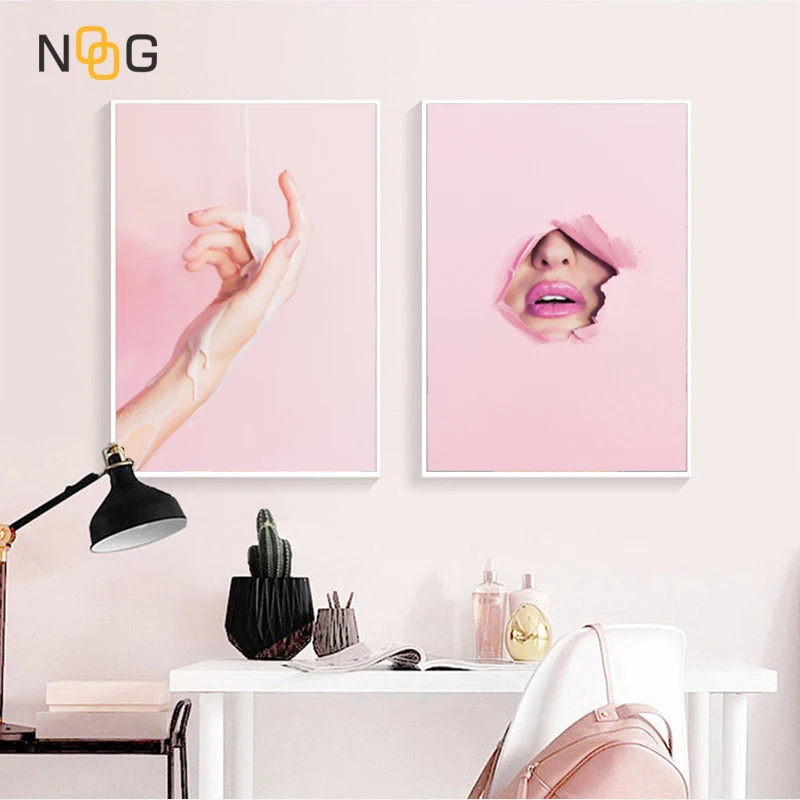 NOOG Modern Fashion Make up Wall Art Canvas Painting Vogue Women Poster and Print Wall Pictures for Living Room Home Decor
NOOG Modern Fashion Make up Wall Art Canvas Painting Vogue Women Poster and Print Wall Pictures for Living Room Home Decor