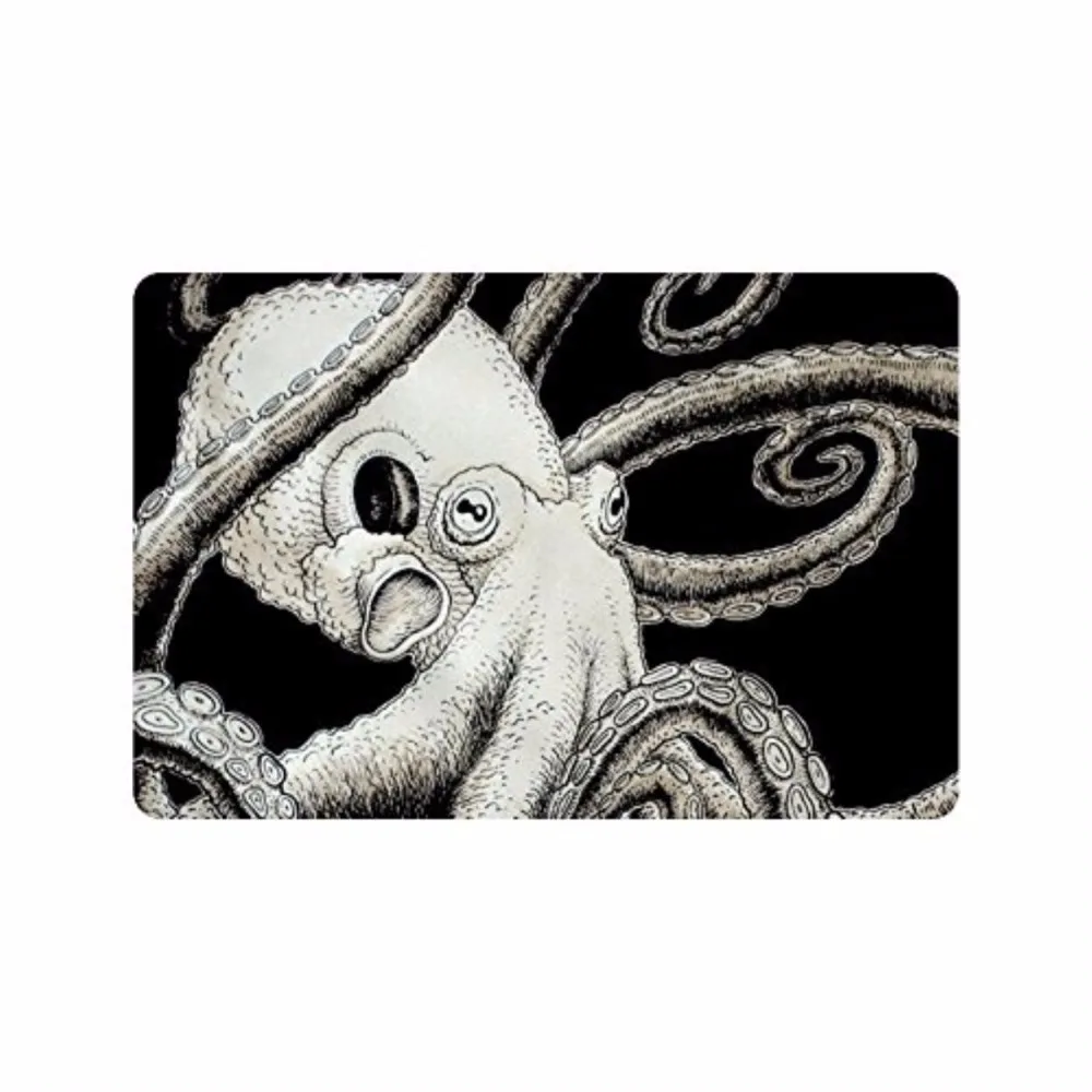 23.6"(L) x 15.7"(W),3/17" thickness, Cool Design Octopus Non-woven Fabric Top Doormat,Indoor/Outdoor Floor Mat
23.6"(L) x 15.7"(W),3/17" thickness, Cool Design Octopus Non-woven Fabric Top Doormat,Indoor/Outdoor Floor Mat