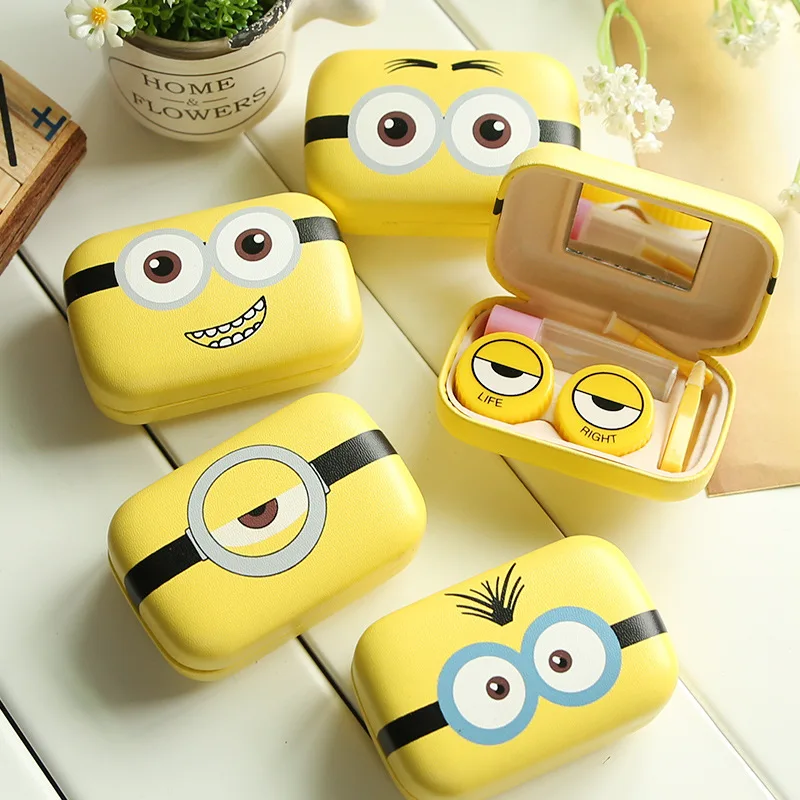 Cartoon Cosmetic Contact lens case with mirror contact lens case cute Lovely Travel box Eyewear Accessories
Cartoon Cosmetic Contact lens case with mirror contact lens case cute Lovely Travel box Eyewear Accessories