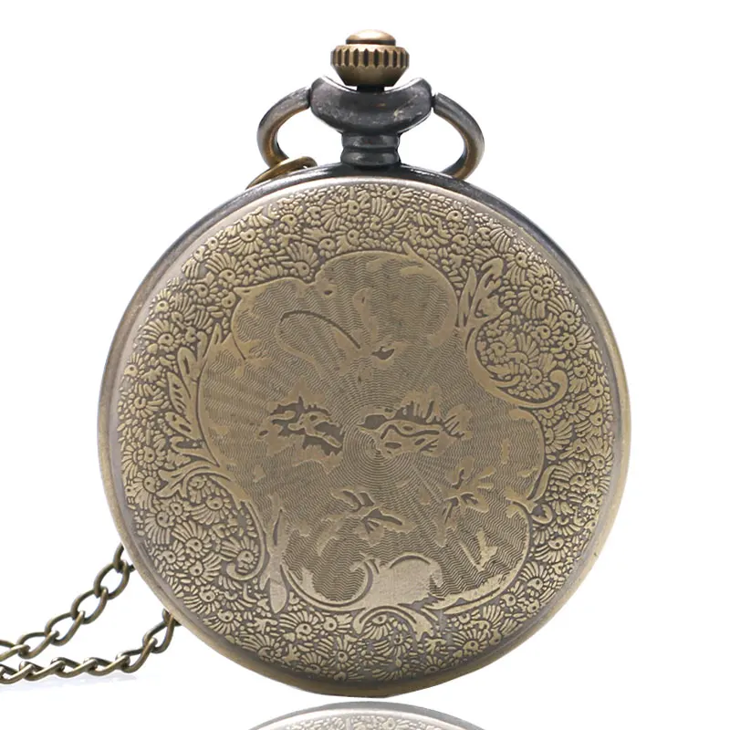 Antique Vintage Retro Bronze Rome Number Quartz Pocket Watch Chain Men Women Necklace P08
Antique Vintage Retro Bronze Rome Number Quartz Pocket Watch Chain Men Women Necklace P08