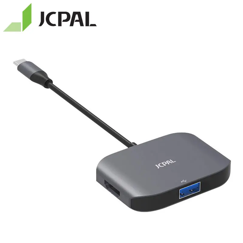 JCPAL Multiport USB-C HDMI HUB 4K 30Hz with USB 3.0 Splitter Switch for Macbook Pro Aluminum Type-C HUB HDMI for Surface
JCPAL Multiport USB-C HDMI HUB 4K 30Hz with USB 3.0 Splitter Switch for Macbook Pro Aluminum Type-C HUB HDMI for Surface