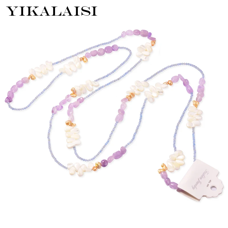 YIKALAISI Pearl jewelry For Women natural freshwater Baroque pearl wholesale new fashion jewelry Pure hand weaving
YIKALAISI Pearl jewelry For Women natural freshwater Baroque pearl wholesale new fashion jewelry Pure hand weaving