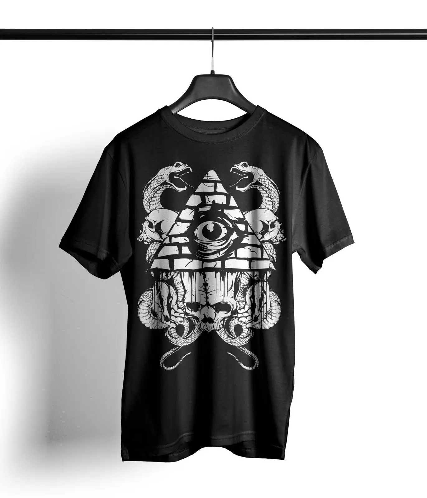 Newest Men'S Fashion Anarchy Eye T-Shirt Illuminati Snake Eye Punk Rock Metal Hotrod Death Streetwear Summer Style
Newest Men'S Fashion Anarchy Eye T-Shirt Illuminati Snake Eye Punk Rock Metal Hotrod Death Streetwear Summer Style