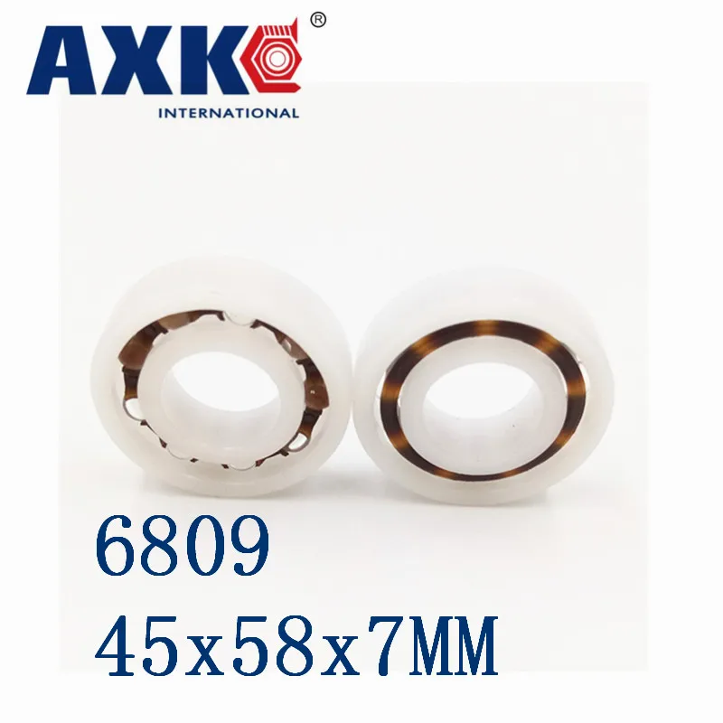 Axk 6809 Pom (10 шт.) пластиковые шариковые подшипники 45x58x7 стеклянные шарики 45 мм/58 мм/7