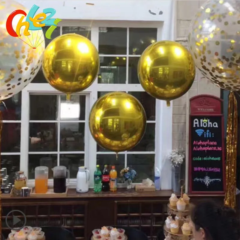 1Pcs Silver Rose Gold 4D Round Foil Balloons Bridal Shower Wedding Birthday Party Decoration Helium Inflatable Air Balloons Toys
1Pcs Silver Rose Gold 4D Round Foil Balloons Bridal Shower Wedding Birthday Party Decoration Helium Inflatable Air Balloons Toys