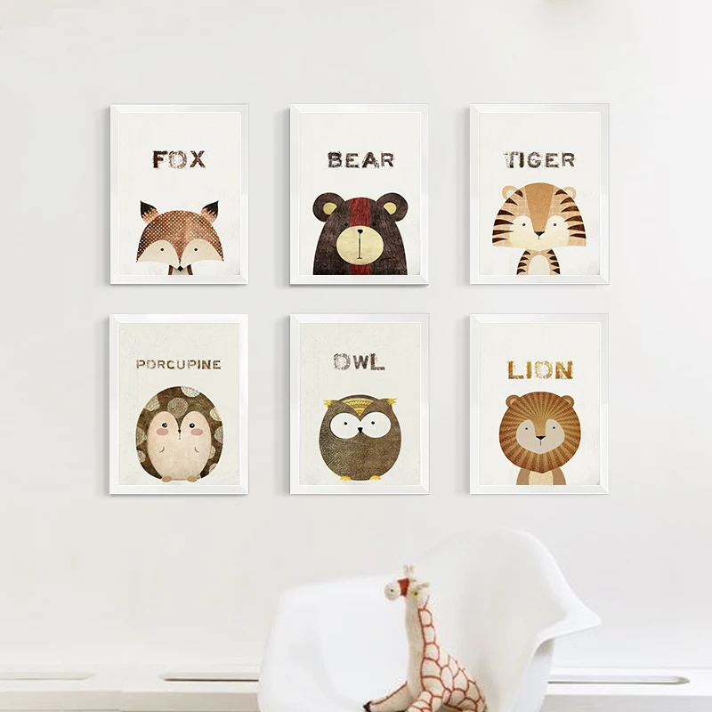 Nordic Minimalist Cute Painting Bud Meng Forest Animal Canvas Painting Art Print Poster Picture Wall Home Decoration Painting
Nordic Minimalist Cute Painting Bud Meng Forest Animal Canvas Painting Art Print Poster Picture Wall Home Decoration Painting