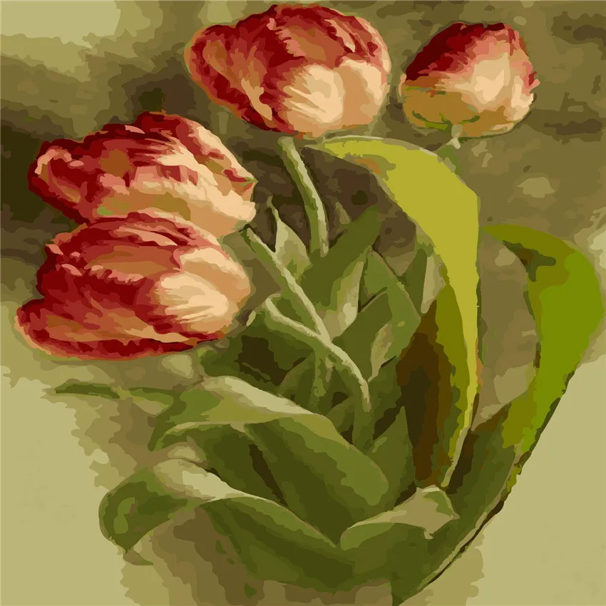 Tulip Flowers Oil Painting By Numbers DIY Abstract Digital Picture Coloring By Numbers On Canvas Unique Gift Home Decor 2017
Tulip Flowers Oil Painting By Numbers DIY Abstract Digital Picture Coloring By Numbers On Canvas Unique Gift Home Decor 2017