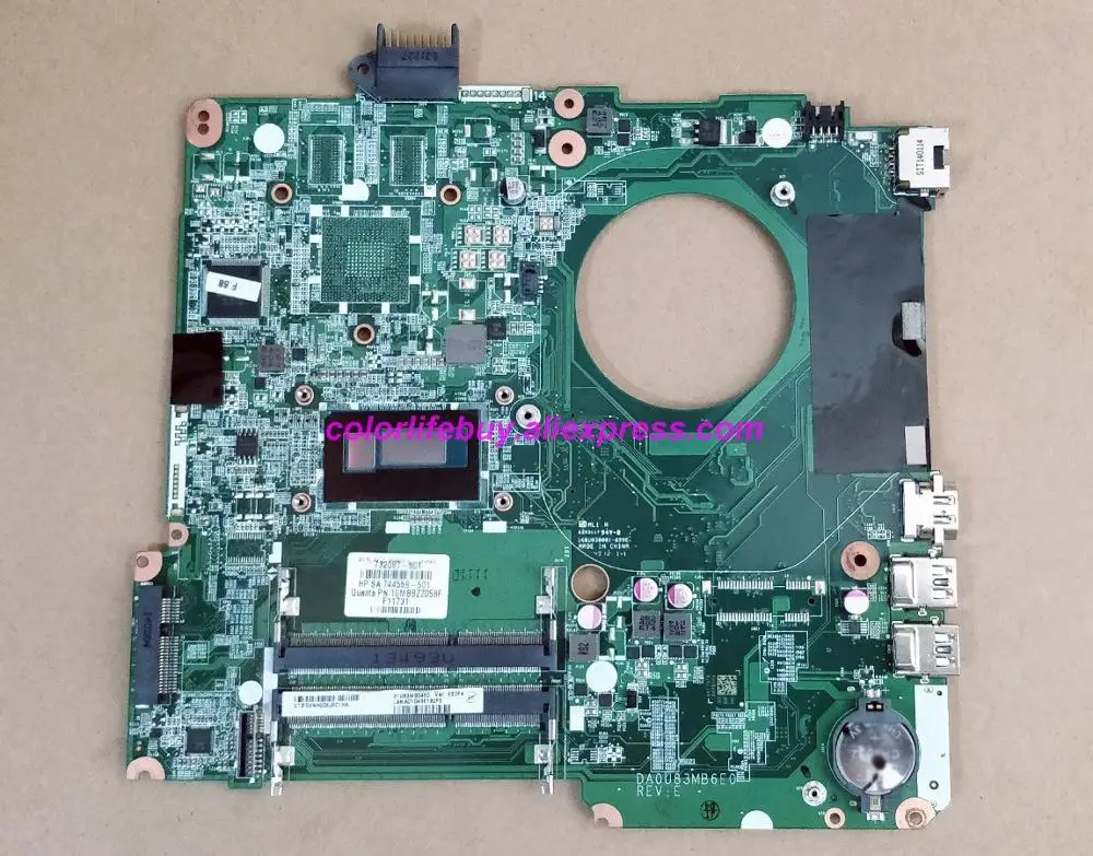 Натуральная 732087-501 732087-001 732087-601 DA0U83MB6E0 i3-4005U материнская плата для ноутбука HP 15 15T 15-N