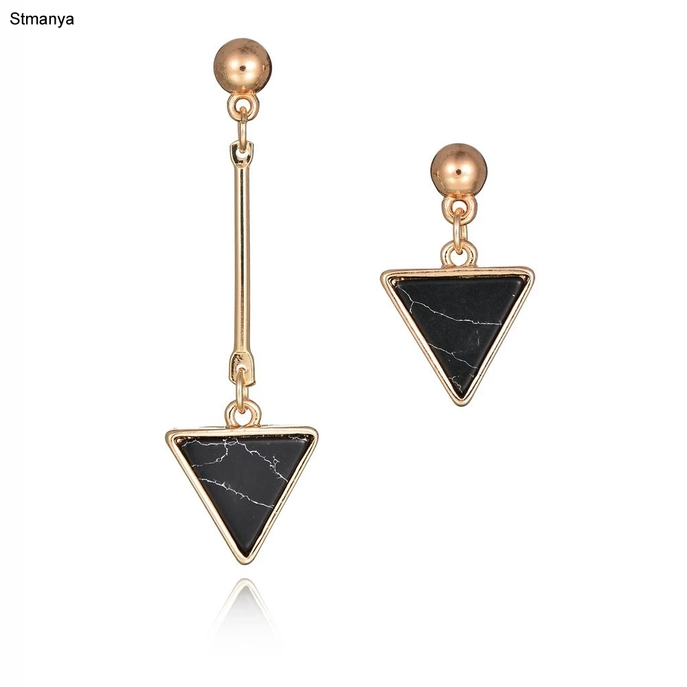 Earrings - New Exclusive Geometric V Shape Cute Green White Faux Marble Howlite Stone Fashion Dangle Earrings E1004
Earrings - New Exclusive Geometric V Shape Cute Green White Faux Marble Howlite Stone Fashion Dangle Earrings E1004