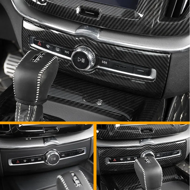 Car Carbon Style Multi Media Volume Voice Buttons Knob Panel Trim fit For Volvo XC60 2018
Car Carbon Style Multi Media Volume Voice Buttons Knob Panel Trim fit For Volvo XC60 2018