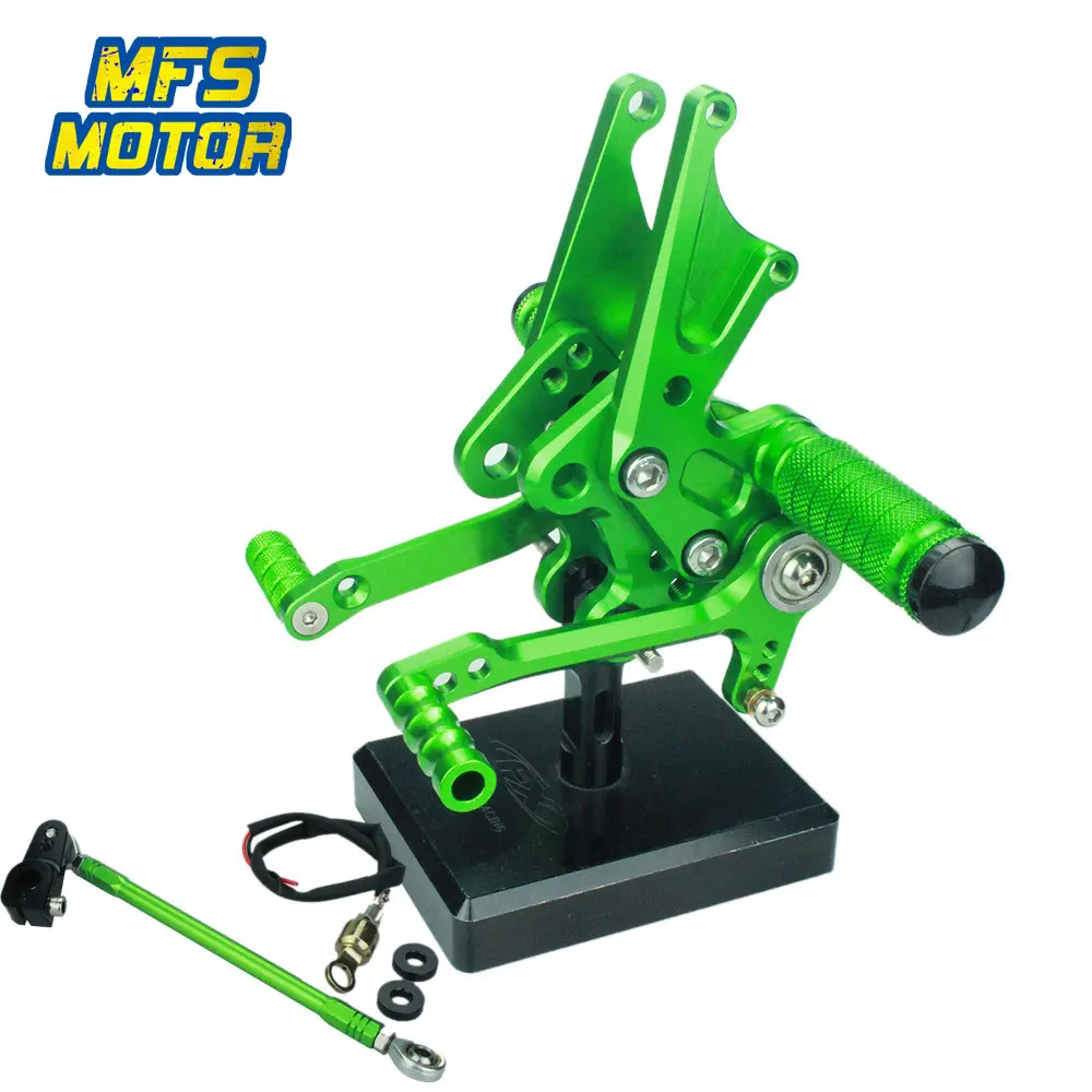 CNC Adjustable Rearset Foot Pegs For Kawasaki Ninja ZX-14 ZZR1400 2006-2011 Motorcycle Rear Set ZX14 Accessories
CNC Adjustable Rearset Foot Pegs For Kawasaki Ninja ZX-14 ZZR1400 2006-2011 Motorcycle Rear Set ZX14 Accessories