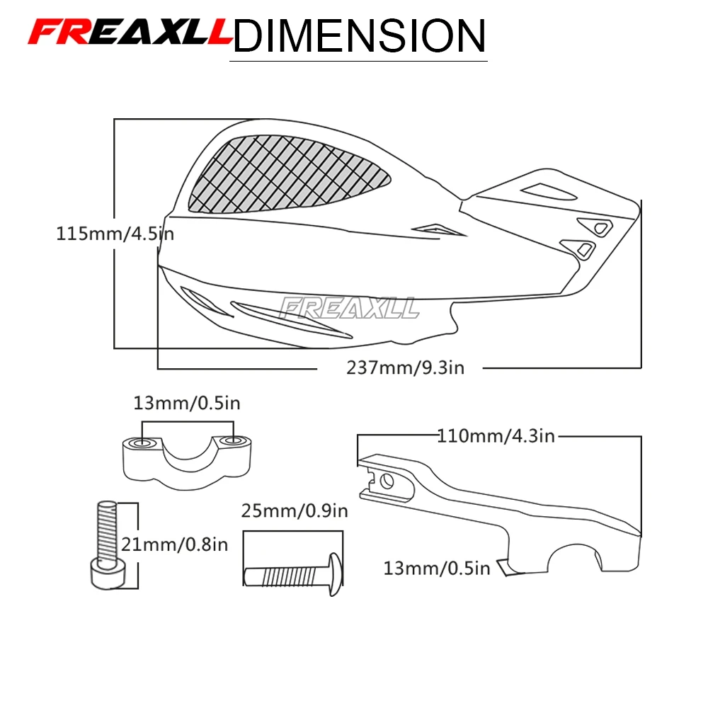 Moto 7/8''22mm handlebar brake hand guard For Honda CRF 250/450 R CRF250X CRF EXC EXC-R XC XC-W XC-F SX 300 505 400 450 530
Moto 7/8''22mm handlebar brake hand guard For Honda CRF 250/450 R CRF250X CRF EXC EXC-R XC XC-W XC-F SX 300 505 400 450 530
