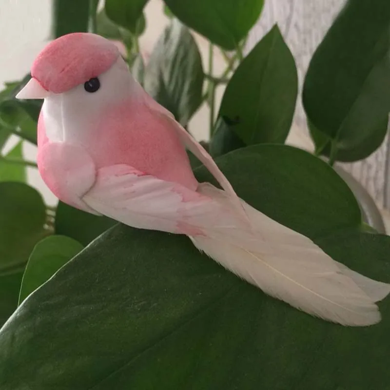 12PCS,10*4*4.5CM Decorative Mini Pink Bird Artificial Foam Feather Love Birds With Clip For christmas decoration,Wedding,Home
12PCS,10*4*4.5CM Decorative Mini Pink Bird Artificial Foam Feather Love Birds With Clip For christmas decoration,Wedding,Home