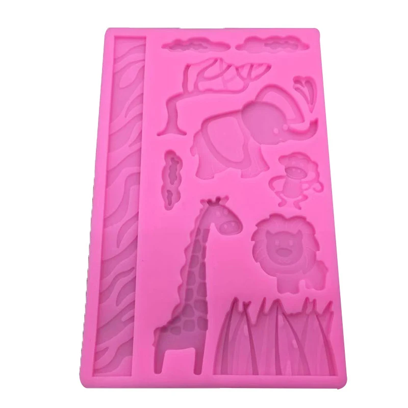 Cake Lace Decorating Fondant Sugar Cake Tool 1 Pc Elephant Giraffe Zoo Animal Jungle World Lion Grass Monkey Silicone Mold
Cake Lace Decorating Fondant Sugar Cake Tool 1 Pc Elephant Giraffe Zoo Animal Jungle World Lion Grass Monkey Silicone Mold