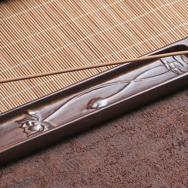 Chinese Smoke Waterfall Ceramic Censer Bamboo Shape Lotus Incense Stick Holder Retro Aromatherapy Plate Home Wierook Waterval
Chinese Smoke Waterfall Ceramic Censer Bamboo Shape Lotus Incense Stick Holder Retro Aromatherapy Plate Home Wierook Waterval