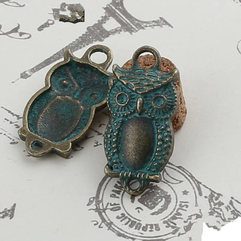 50pcs Vintage Owl Charms For Making Bracelet/ Necklace/Earring/Bag/Key Chain /gift Decorations Fashion DIY Jewelry Accessories
50pcs Vintage Owl Charms For Making Bracelet/ Necklace/Earring/Bag/Key Chain /gift Decorations Fashion DIY Jewelry Accessories