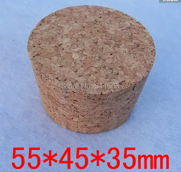 55mm* 45mm* 35mm size, 10pcs/lot! soft cork stopper for glass bottles,stopper,bung,wooden plug etc.
55mm* 45mm* 35mm size, 10pcs/lot! soft cork stopper for glass bottles,stopper,bung,wooden plug etc.