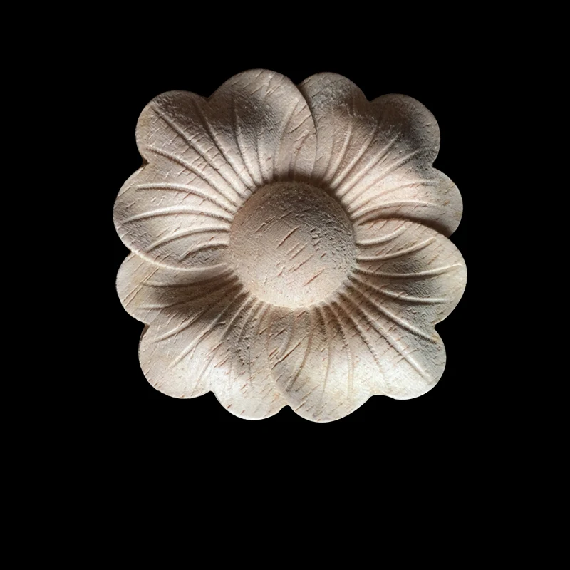 5CM Flower Unpainted Wood Carved Corner Onlay Applique Frame Cabinet Unpainted Wooden Mouldings Decal Decorative Figurine
5CM Flower Unpainted Wood Carved Corner Onlay Applique Frame Cabinet Unpainted Wooden Mouldings Decal Decorative Figurine