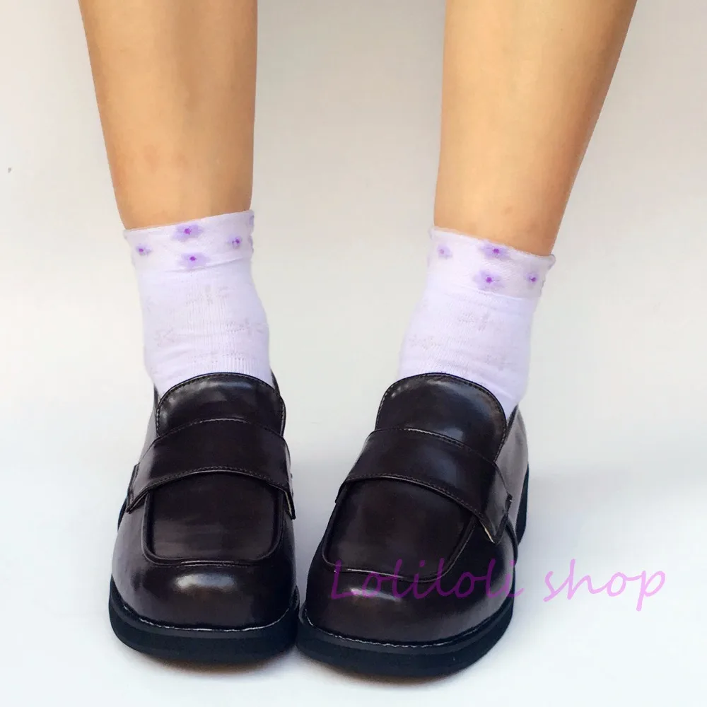 Princess sweet lolita shoes Japanese design customized special shaped Deep coffee color cover type Matt low heeled shoes an9861
Princess sweet lolita shoes Japanese design customized special shaped Deep coffee color cover type Matt low heeled shoes an9861