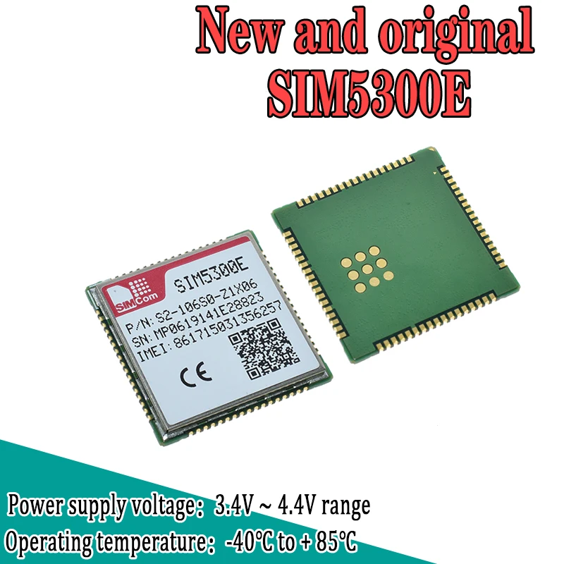 WAVGAT SIM5300E SMT type 3G replace SIM900A HSPA/WCDMA Dual-band in stock ship out immediately
WAVGAT SIM5300E SMT type 3G replace SIM900A HSPA/WCDMA Dual-band in stock ship out immediately
