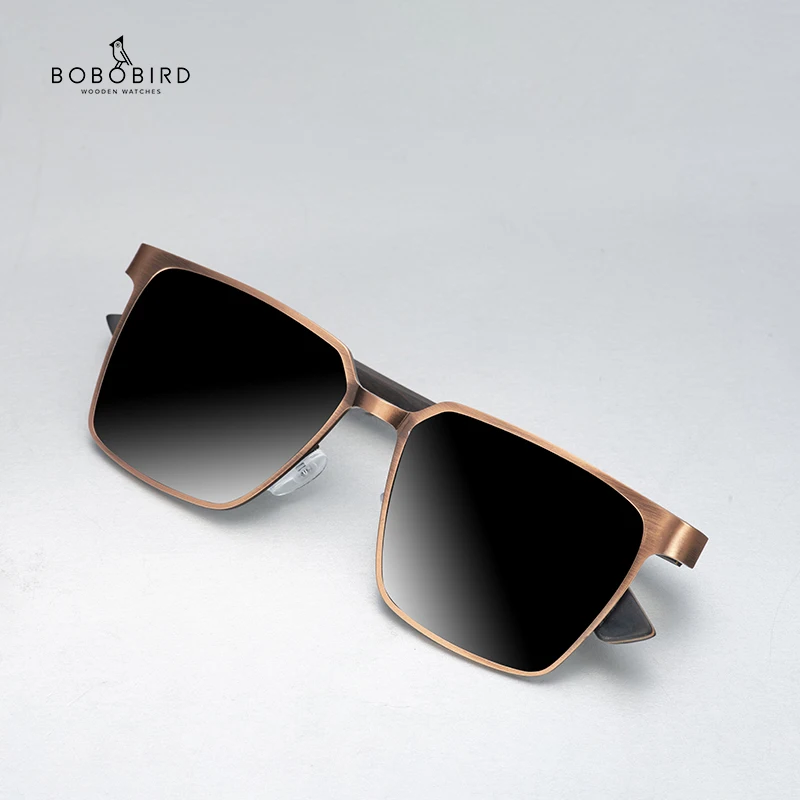 BOBO BIRD Sunglasses Women Men Wooden metal Sun glasses Ladies polarized lunette soleil femme Eyewear Personalized gifts in Wood
BOBO BIRD Sunglasses Women Men Wooden metal Sun glasses Ladies polarized lunette soleil femme Eyewear Personalized gifts in Wood