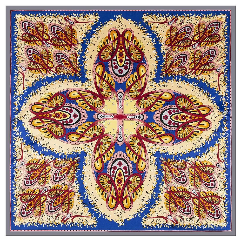 100% Twill Silk Scarf for Women Fashion Floral Print Square Shawls Wraps Luxury Brand 130*130cm Large Gift Scarves for Ladies
100% Twill Silk Scarf for Women Fashion Floral Print Square Shawls Wraps Luxury Brand 130*130cm Large Gift Scarves for Ladies