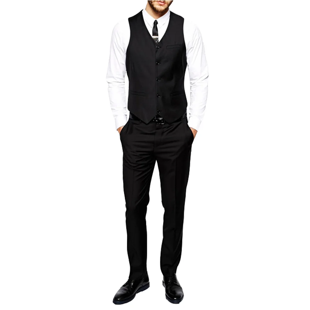 Men's Black Formal Separate Pants Flat-Front Straight Slim-fit Pants With Fashion Style For Business Male Leisure Suit Pants
Men's Black Formal Separate Pants Flat-Front Straight Slim-fit Pants With Fashion Style For Business Male Leisure Suit Pants