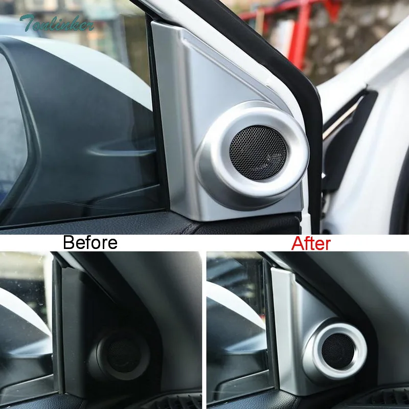 Tonlinker Cover Case Stickers for Honda CRV 2017-18 Car Styling 2 PCS ABS Chrome door interior tweeter speaker cover stickers
Tonlinker Cover Case Stickers for Honda CRV 2017-18 Car Styling 2 PCS ABS Chrome door interior tweeter speaker cover stickers