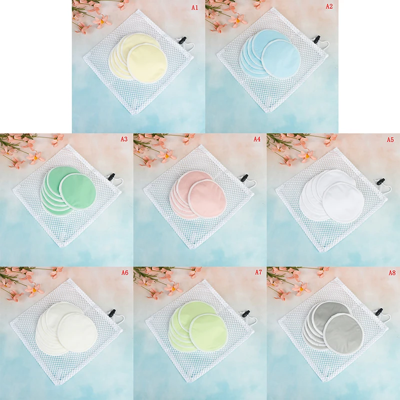 6PCS Reusable Bamboo Breast Pads Organic Bamboo Washable Contoured Feeding Pad Mum Contoured Nursing Pads with 1pc wash bag
6PCS Reusable Bamboo Breast Pads Organic Bamboo Washable Contoured Feeding Pad Mum Contoured Nursing Pads with 1pc wash bag